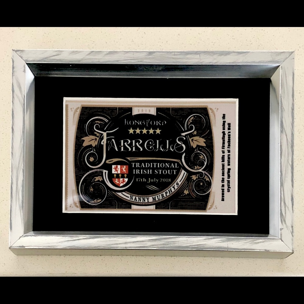 FARRELLS IRISH STOUT Label-SLVR - Picture 4 of 7